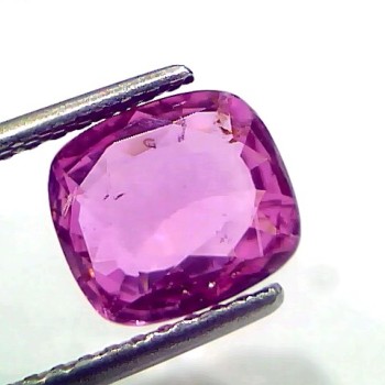 3.36 Ct Certified Unheated Untreted Natural Madagaskar Ruby Gems
