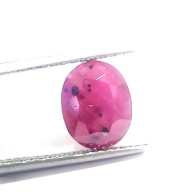 3.40 Ct Certified Unheated Untreated Natural New Burma Ruby