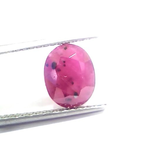 3.40 Ct Certified Unheated Untreated Natural New Burma Ruby