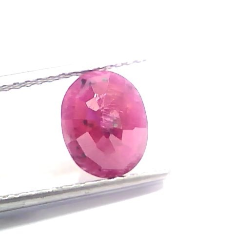 3.40 Ct Certified Unheated Untreated Natural New Burma Ruby