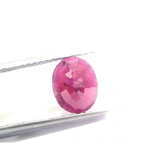 3.40 Ct Certified Unheated Untreated Natural New Burma Ruby