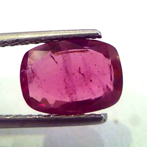 3.37 Ct IGI Certified Unheated Untreated Natural Madagaskar Ruby AAA