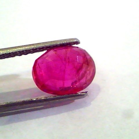 3.43 Ct Unheated Untreated Natural Old Burma Mines Ruby **Rare**