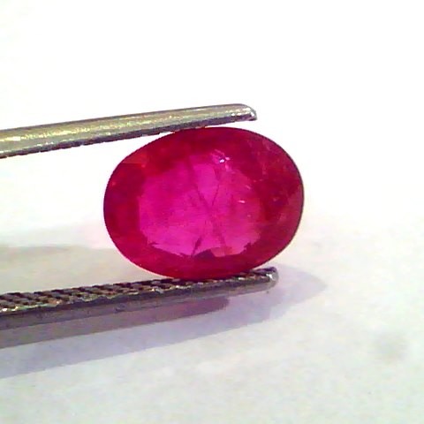 3.43 Ct Unheated Untreated Natural Old Burma Mines Ruby **Rare**