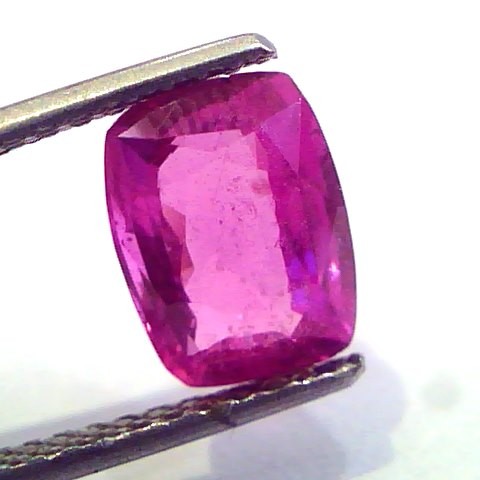 3.44 Ct IGI Certified Unheated Untreated Natural Madagaskar Ruby