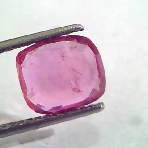 3.46 Ct IGI Certified Unheated Untreted Natural Madagaskar Ruby