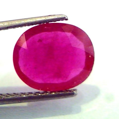 3.46 Ct Natural Ruby Gemstone for Sun Manek (Heated)