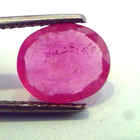 3.49 Ct Natural Ruby Gemstone for Sun Manek (Heated)