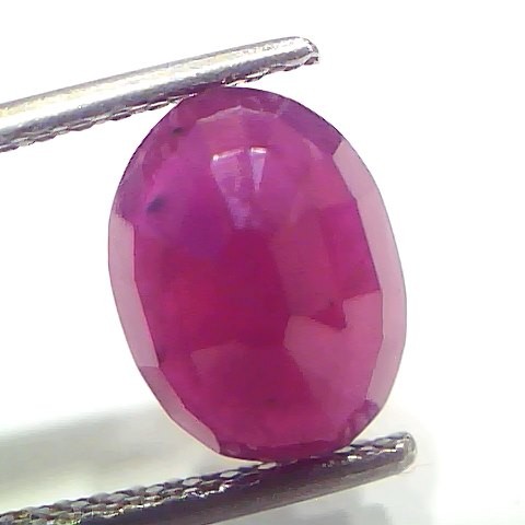 3.50 Ct Certified Unheated Untreated Natural New Burma Ruby