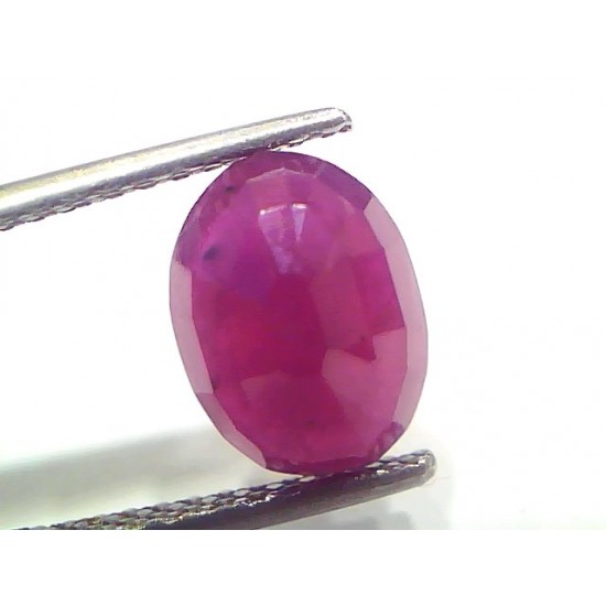 3.50 Ct Certified Unheated Untreated Natural New Burma Ruby