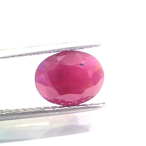 3.58 Ct Certified Unheated Untreated Natural New Burma Ruby