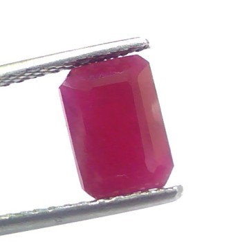 3.58 Ct Certified Unheated Untreated Natural New Burma Ruby