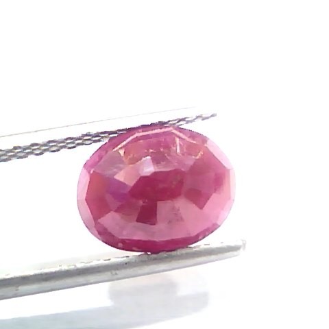 3.58 Ct Certified Unheated Untreated Natural New Burma Ruby