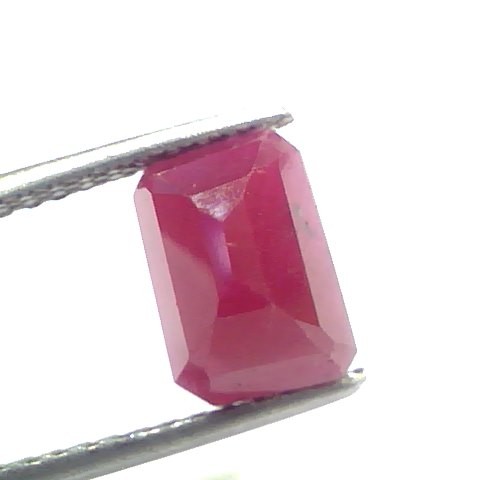 3.58 Ct Certified Unheated Untreated Natural New Burma Ruby