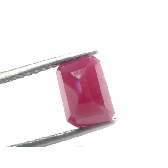 3.58 Ct Certified Unheated Untreated Natural New Burma Ruby