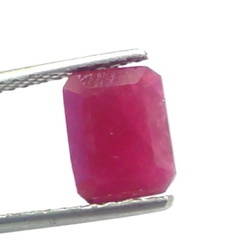 3.64 Ct Certified Unheated Untreated Natural New Burma Ruby