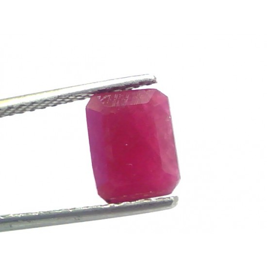 3.64 Ct Certified Unheated Untreated Natural New Burma Ruby
