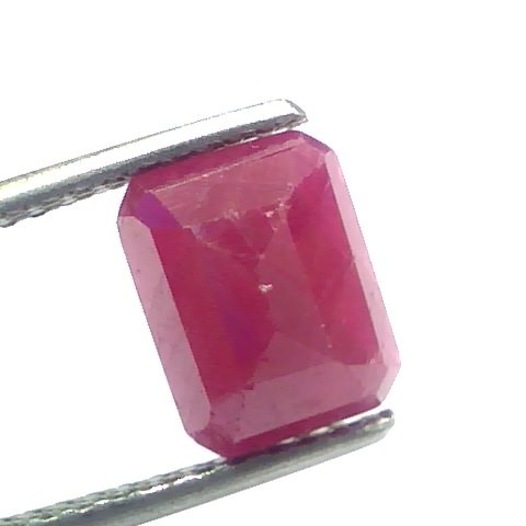 3.64 Ct Certified Unheated Untreated Natural New Burma Ruby