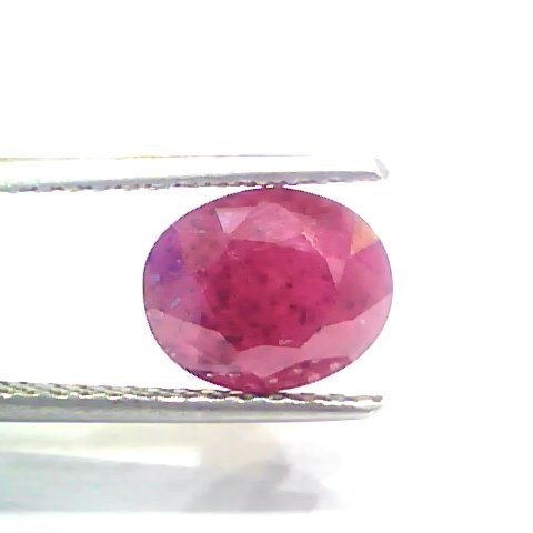 3.75 Ct Certified Unheated Untreated Natural New Burma Ruby