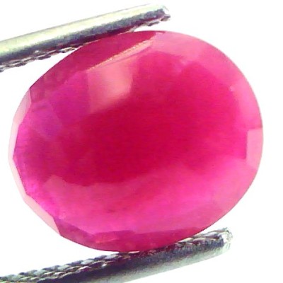 3.81 Ct Untreated Natural Old Burma Ruby Gemstone Manik