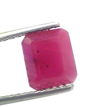 3.80 Ct Certified Unheated Untreated Natural New Burma Ruby