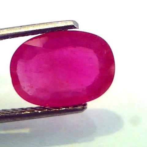 3.83 Ct Natural Ruby Gemstone for Sun Manek (Heated)