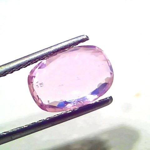 3.87 Ct Certified Unheated Untreated Natural Ceylon Pink Sapphire Gems
