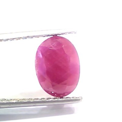 3.91 Ct Certified Unheated Untreated Natural New Burma Ruby