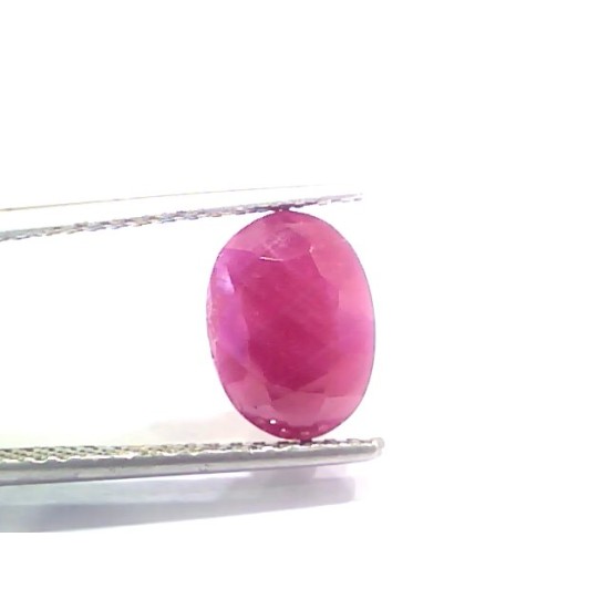 3.91 Ct Certified Unheated Untreated Natural New Burma Ruby