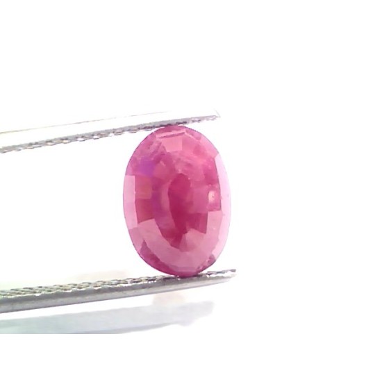 3.91 Ct Certified Unheated Untreated Natural New Burma Ruby