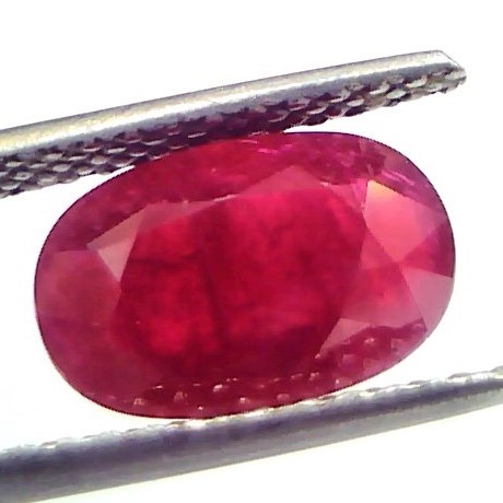 4.03 Ct IGI Certified Unheated Untreated Natural Mozambique Ruby AA
