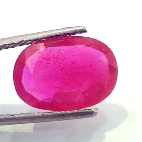 4.12 Ct Natural Ruby Gemstone for Sun Manek (Heated)