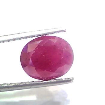 4.14 Ct Certified Unheated Untreated Natural New Burma Ruby
