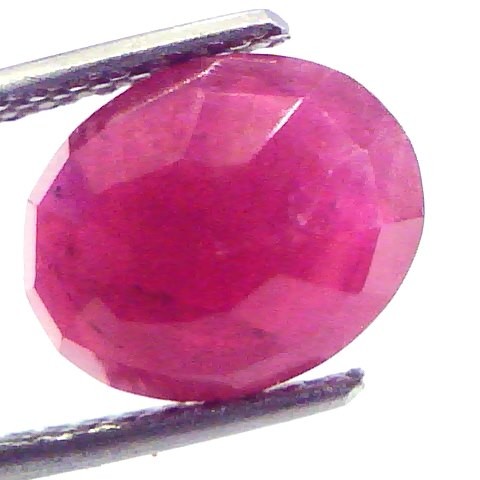 4.19 Ct Untreated Natural Old Burma Ruby Gemstone Manik