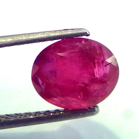 4.21 Ct Old Burma Unheated Untreated Natural Ruby Gmestone