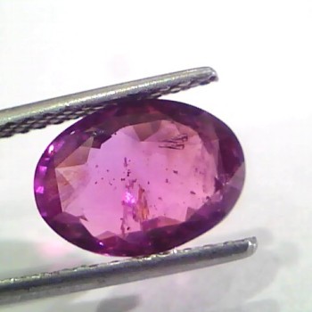 4.24 Ct IGI Certified Unheated Untreated Natural Madagaskar Ruby