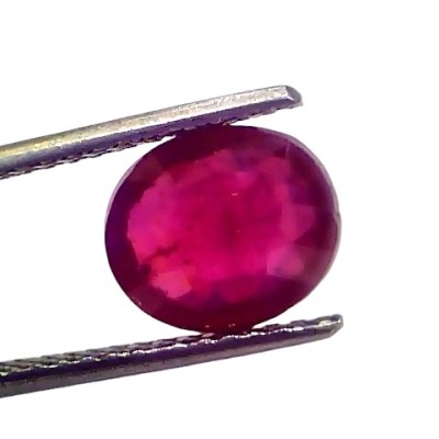 4.41 Ct Natural Ruby Gemstone Manik Gemstone for Sun (Heated) 4.41 Ct Natural Ruby Gemstone Manik Gemstone for Sun (Heated)