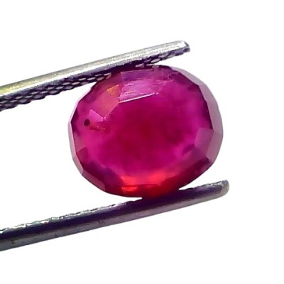 4.41 Ct Natural Ruby Gemstone Manik Gemstone for Sun (Heated) 4.41 Ct Natural Ruby Gemstone Manik Gemstone for Sun (Heated)