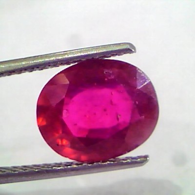 4.45 Ct Natural Ruby Gemstone Manek Gem for Sun (Heated)