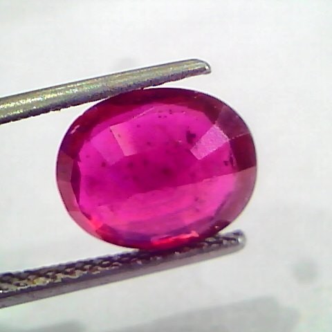 4.45 Ct Natural Ruby Gemstone Manek Gem for Sun (Heated)