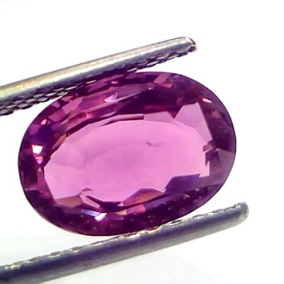 4.47 Ct IGI Certified Unheated Untreted Natural Madagaskar Pink Sapphire/Ruby