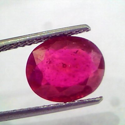 4.50 Ct Natural Ruby Gemstone Manek Gem for Sun (Heated)
