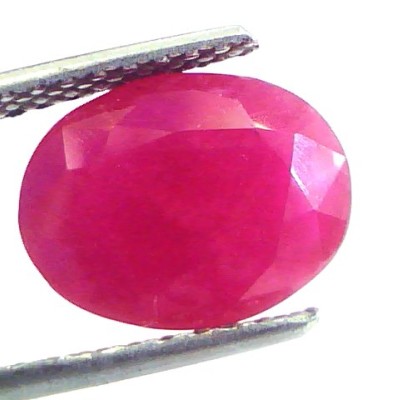 4.55 Ct Untreated Natural Old Burma Ruby Gemstone Manik