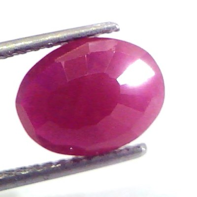 4.55 Ct Untreated Natural Old Burma Ruby Gemstone Manik