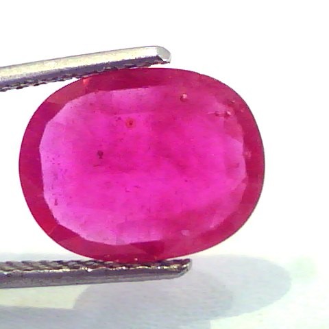 4.56 Ct Natural Ruby Gemstone for Sun Manek (Heated)