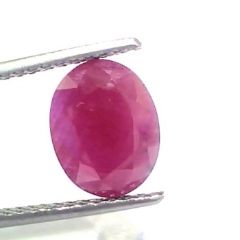 4.68 Ct Certified Unheated Untreated Natural New Burma Ruby