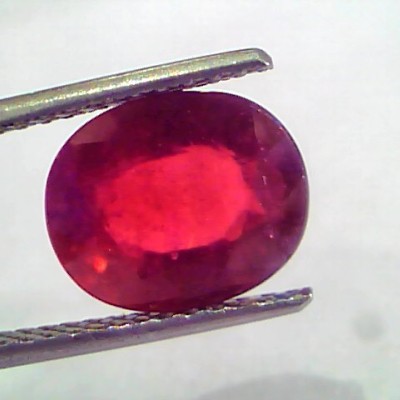 4.70 Ct Natural Ruby Gemstone Manek Gem for Sun (Heated)