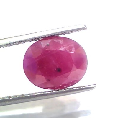 4.70 Ct Certified Unheated Untreated Natural New Burma Ruby