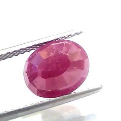 4.70 Ct Certified Unheated Untreated Natural New Burma Ruby