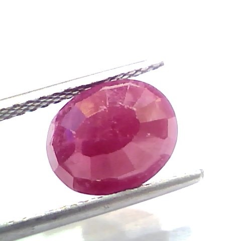 4.70 Ct Certified Unheated Untreated Natural New Burma Ruby